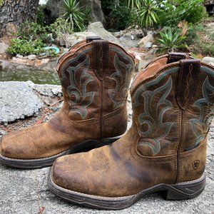 ariat womens boots fatbaby waterproof size 7